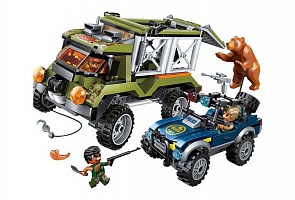 Конструктор с фигурками - Полиция - Побег гигантского медведя, 344 детали (Enlighten Brick, BRICK1923 (12)) 